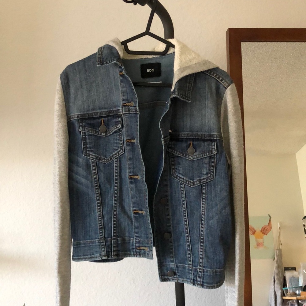 Urban Outfitters BDG Hooded Denim Jacket